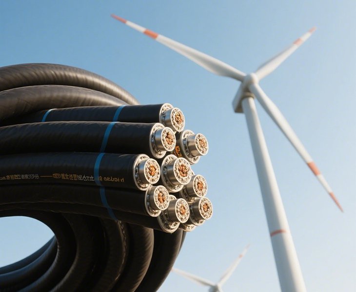 Twist-Resistant Wind Power Cable
