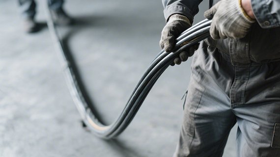 Tensile and wear-resistant Trailing Cable