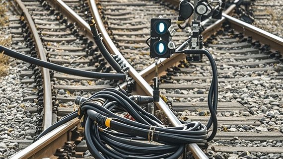 Railway signal cables that adapt to multiple environments